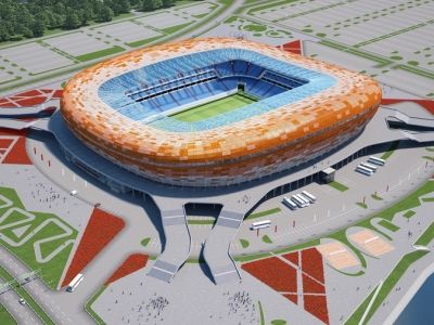 Проект стадиона в Саранске (Изображение с сайта mordov.er.ru)