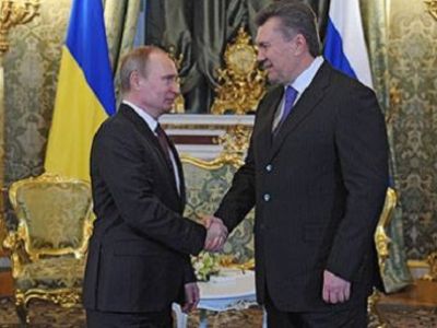 Владимир Путин и Виктор Янукович. Фото: Facebook Владислава Наганова