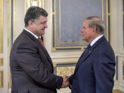 Петр Порошенко и Роберт Менендес. Фото: president.gov.ua