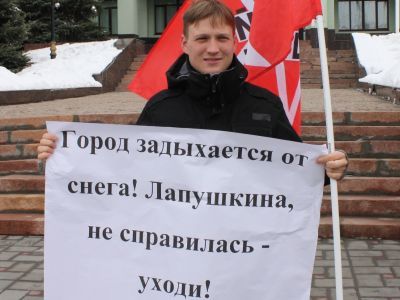 Пикет за отставку мэра Самары. Фото: Владимир Лапкин, Каспаров.Ru
