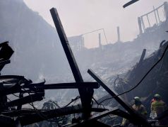 Завалы в сгоревшем здании "Крокус Сити Холла", 24.03.24. Фото: t.me/mediazzzona