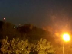 Израильский удар по аэропорту Исфахана, 19.04.24. Скрин видео: t.me/bazabazon
